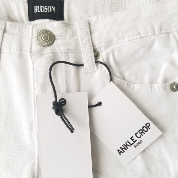 New Hudson Release Hem Distressed Pants - Picture 2 of 7